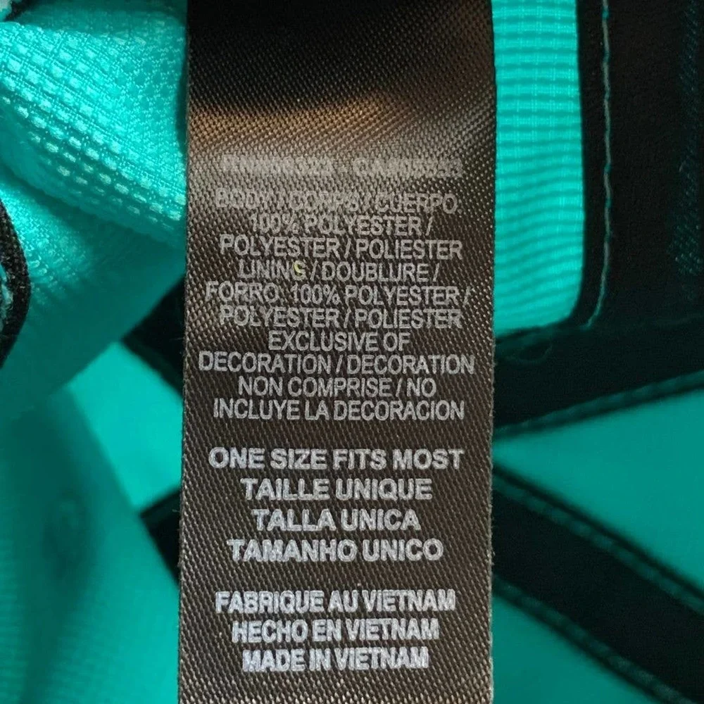 Nike Golf Teal Baseball Hat Cap Adjustable Polyester - Picture 7 of 9